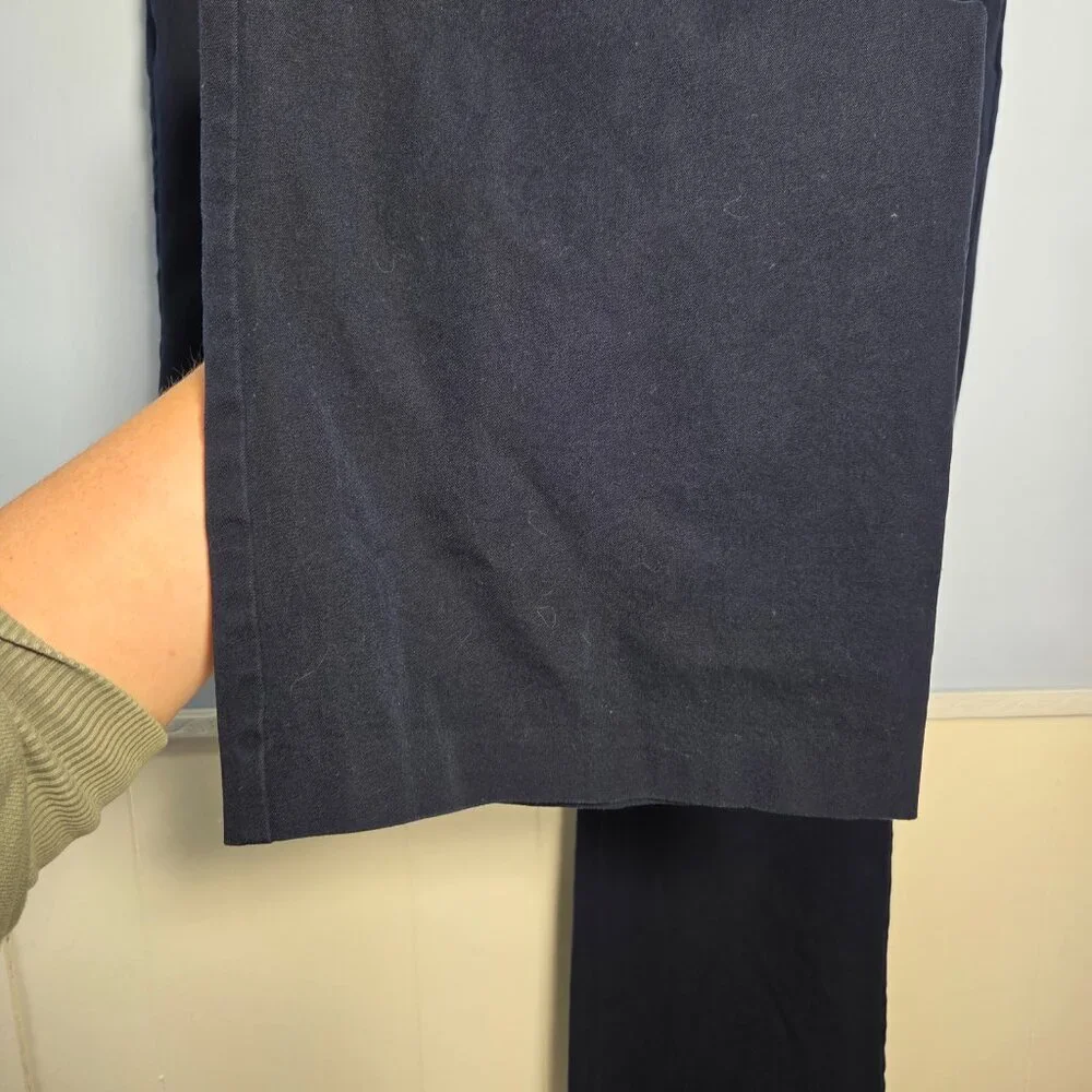 Eddie Bauer Woman's Navy Dark Blue Business Casual Office Workwear Dress Pants